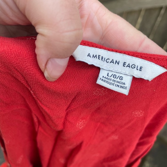 AMERICAN EAGLE STAR PRINT BLOUSE - Picture 3 of 4